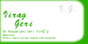 virag geri business card